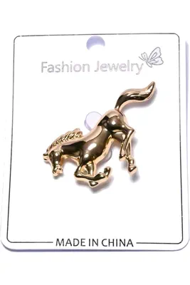 broche cheval Or 79D2A5 