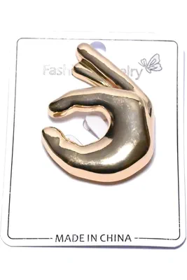 broche main Or BC499D 