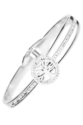 Jonc arbre de la vie Argent E22FB5 