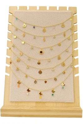 Collier en lot avec présentoire Or E81C79 