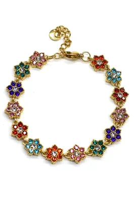 Bracelet fleurs connecté