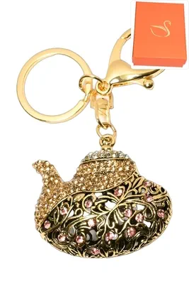 porte-cle cadeaux théière aladin Or