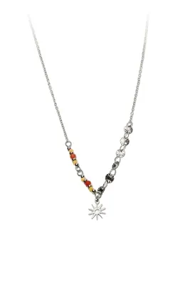 Collier soleil Argent
