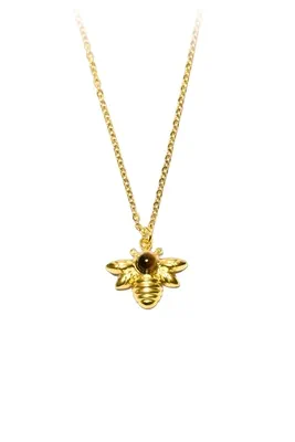 Bracelet abeille oeil de tigre