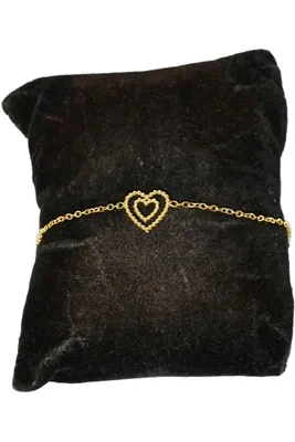 Bracelet coeur Or