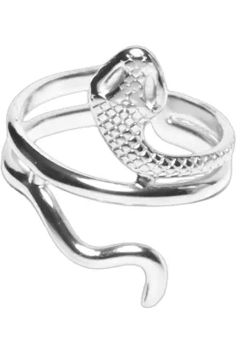 Bague taille réglable serpent Argent F46E43 