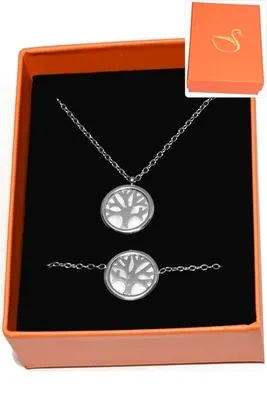 Coffret arbre de la vie Argent 94BC0C 