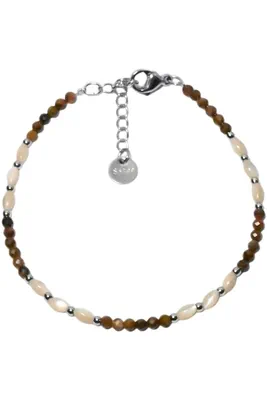 Bracelet pierre minérale Argent