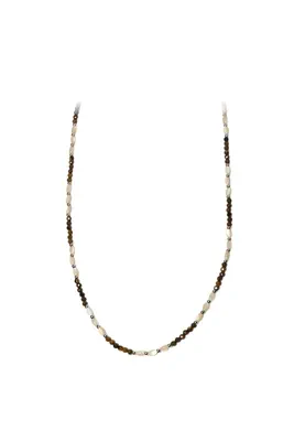 Collier pierre minérale Argent