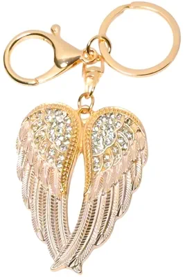 porte-cle ailes d'ange multicolore