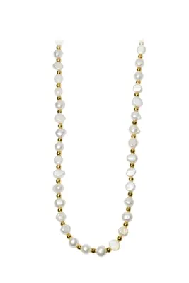 Collier perle naturelle Or