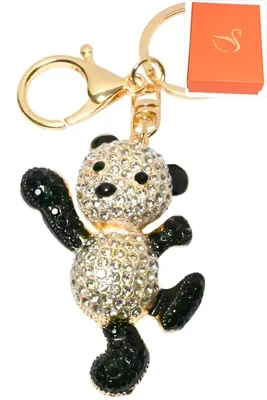 porte-cle panda coffret cadeaux bijoux de sac Or B8EDC4 