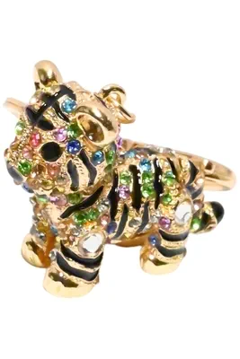 porte-cle tigre coffret cadeaux bijoux de sac