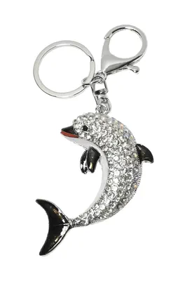 porte-cle dauphin Argent