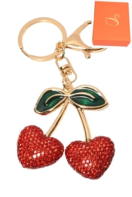 porte-cle coffret cadeaux cerise Or 08C278 