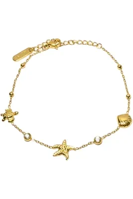Bracelet étoile de mer Or 0B6BFF 