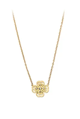 Collier tréfle Or 1FF0EB 