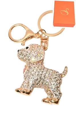 porte-cle coffret cadeaux chien Or 2EA672 