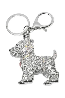 porte-cle chien Argent 2EA672 
