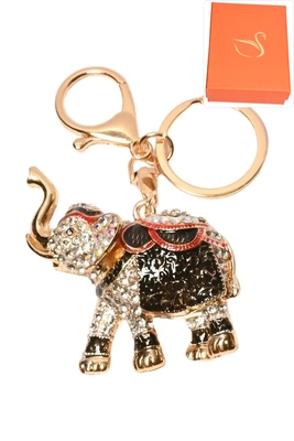 porte-cle coffret cadeaux éléphant Or 30FB54 