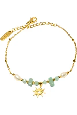Bracelet étoile pierre Or 3B5607 
