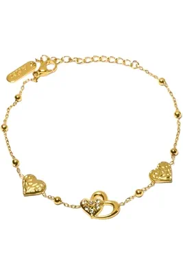 Bracelet coeur Or 3D4DE8 