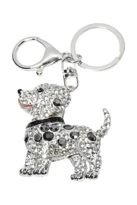 porte-cle chien Argent 4DC78F 