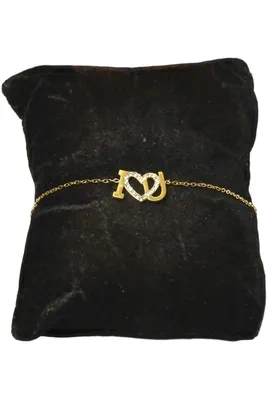 Bracelet i love you Or 4DD3C5 