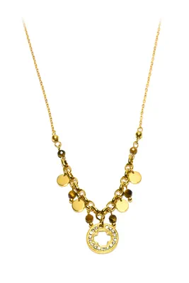 Collier oeil de tigre Or 5102BC 