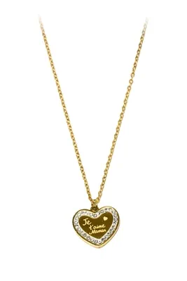 Collier je t'aime Maman Or 535C75 
