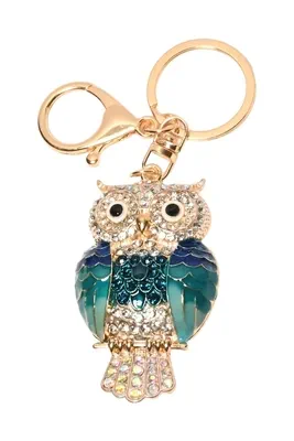 porte-cle hibou Or
