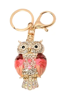 porte-cle hibou Or