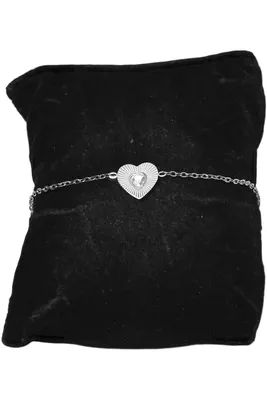 Bracelet coeur Argent 85AEC5 