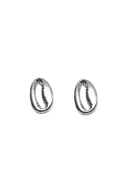 Boucle-d-oreille graine de café Argent 581347 