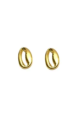 Boucle-d-oreille graine de café Or 581347 