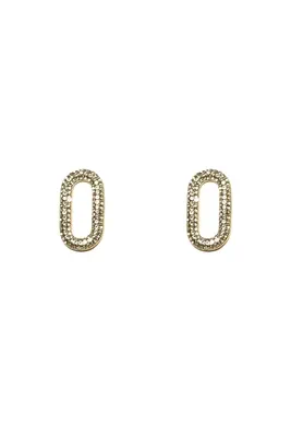 Boucle-d-oreille ovale Or 9B65E5 