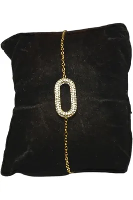 Bracelet ovale Or 9B65E5 