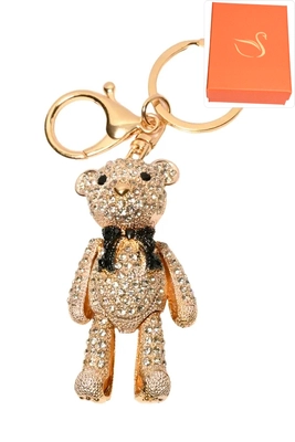 porte-cle coffret cadeaux ours Or A50C72 