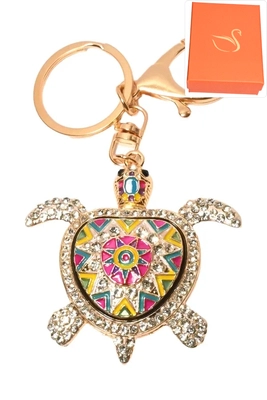 porte-cle coffret cadeaux tortue Or C4B7F1 