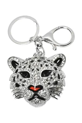 porte-cle tigre Argent