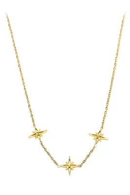 Collier étoile Or D3C285 