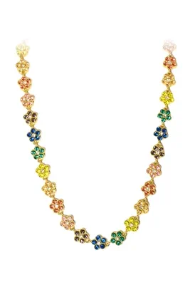 Collier fleur Or D86706 