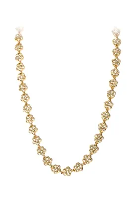 Collier fleur Or D86706 
