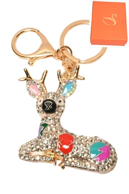 porte-cle coffret cadeaux cerf Or E45F6C 