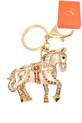 porte-cle coffret cadeaux cheval Or F03C8A 