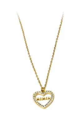 Collier Maman coeur Or FJL268 