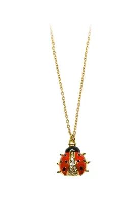 Collier coccinelle Or VHK258 
