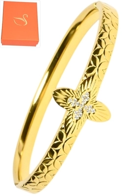 Coffret cadeaux fleur Or
