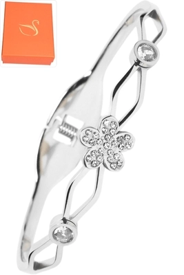 Coffret cadeaux fleur Argent