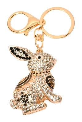 porte-cle lapin Or